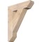 Ekena Millwork Traditional Slat Smooth Bracket, Douglas Fir, 3 1/2"W x 16"D x 20"H BKT04X16X20TRA06SDF - alternate 1